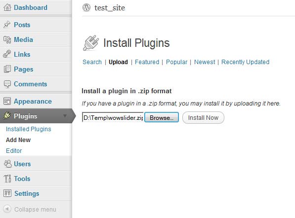 Wowslider Plugin