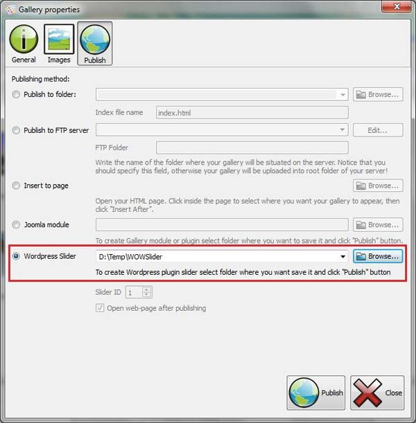 Wordpress Slider